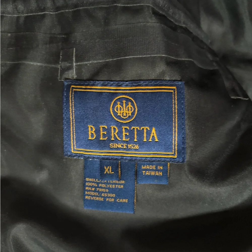 Rare‎ Beretta Realtree Insulated Camouflage Hooded Jacket